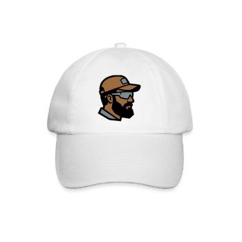 Craftsman Profile Logo - Baseball Cap - white/white - Front