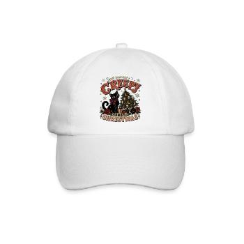 Passez un Noël flippant - Casquette classique - blanc/blanc - Devant