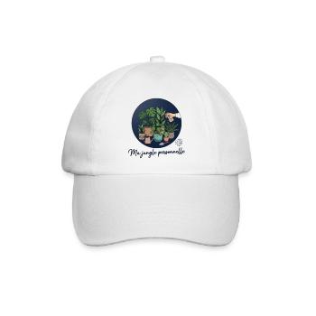 Ma jungle personnelle - Plante verte & Jardinage - Casquette classique - blanc/blanc - Devant