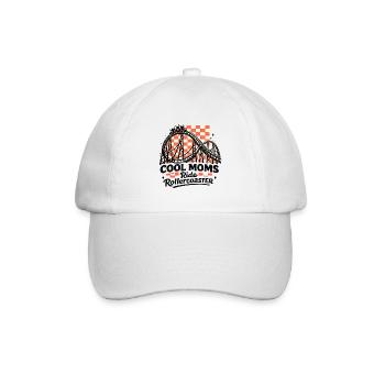 Cool Moms Roller Coaster Ride - Baseball Cap - white/white - Front