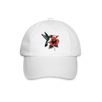 Wing Beat In Ink - Baseball Cap - white/white - Front