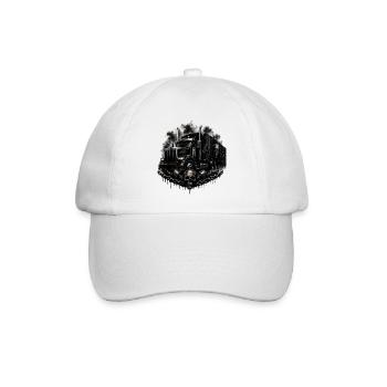 Trucker love - Baseball Cap - white/white - Front