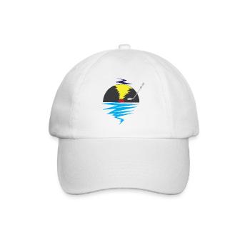 Vinyl - Baseball Cap - white/white - Front