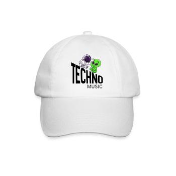 Cosmic Buddy : Astronaute & Alien - Casquette classique - blanc/blanc - Devant