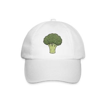 TINY ACTIVISTS | Broccoli - Baseball Cap - white/white - Front