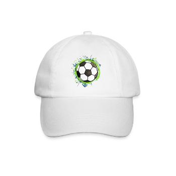 Football Design 01 - Casquette classique - blanc/blanc - Devant