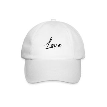LIEBE. PAAR. GERADE VERHEIRATET. Junggesellinnenabschied. VALENTINSTAG. - Baseballkappe - Weiß/Weiß - Vorne