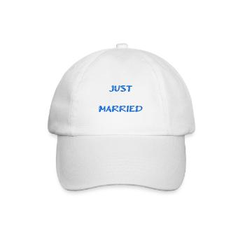 JUST MARRIED. bachelorette party. SAINT VALENTINE. COUPLE - Baseball Cap - white/white - Front