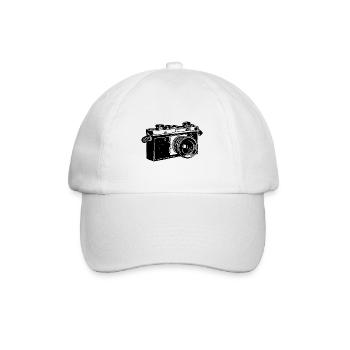 Kamera Fotograf Fotografieren - Baseballkappe - Weiß/Weiß - Vorne
