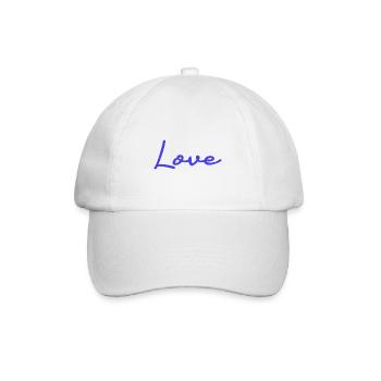 ICH LIEBE DICH. PAAR. ICH HABE GERADE GEHEIRATET. Junggesellinnenabschied. LIEBE - Baseballkappe - Weiß/Weiß - Vorne