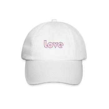 PAAR. ICH HABE GERADE GEHEIRATET. Junggesellinnenabschied. HEILIGER VALENTINSTAG. MARIES - Baseballkappe - Weiß/Weiß - Vorne