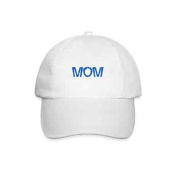 MOM. MAMAN. FÊTE DES MÈRES. BONNE FÊTE MAMAN - Casquette classique - blanc/blanc - Devant