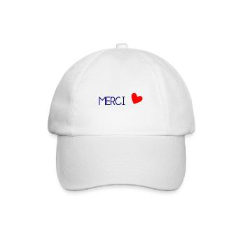MERCI. MAÎTRESSE. MAÎTRE. MERCI MAÎTRESSE - Casquette classique - blanc/blanc - Devant