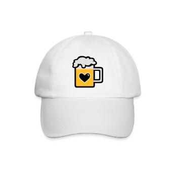 Mass Bier - Baseballkappe - Weiß/Weiß - Vorne