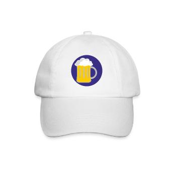 beer - Baseballkappe - Weiß/Weiß - Vorne