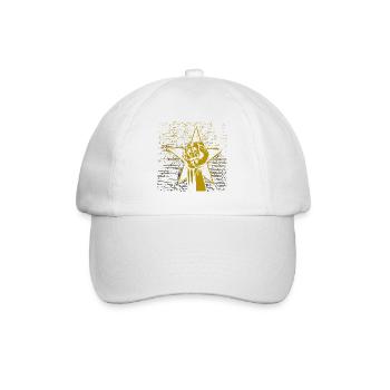 Graffiti Poing Power Streetwear Streetart cadeau - Casquette classique - blanc/blanc - Devant