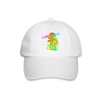 Caribbean Love - Baseball Cap - white/white - Front