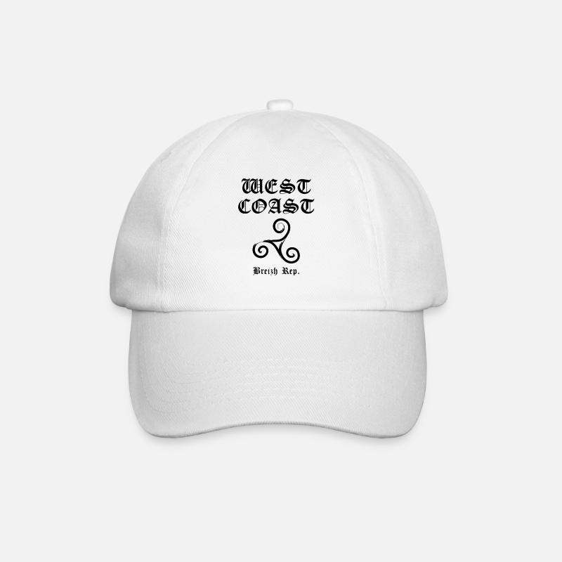 west coastBreizh - Casquette classique - blanc/blanc