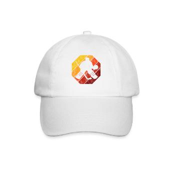Hockey sur glace de style rétro ou vintage pour les enfants - Casquette classique - blanc/blanc - Devant