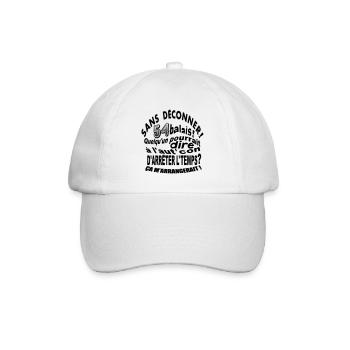 54 ans / anniversaire 54 ans / t-shirt 54 ans - Casquette classique - blanc/blanc - Devant