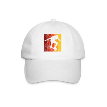 Skateboarder Skateboard Skater Skate Skateing - Casquette classique - blanc/blanc - Devant