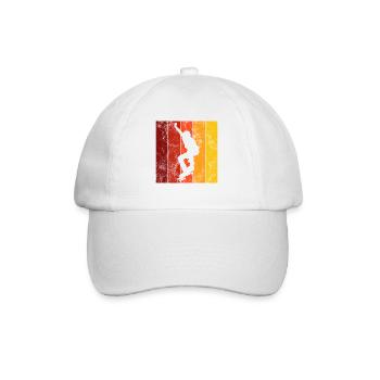 Skateboard Skateboarder Skater Skate Skateing - Casquette classique - blanc/blanc - Devant