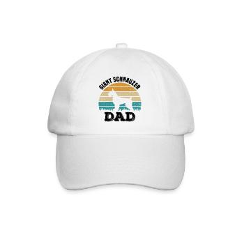 Schnauzer Papa - Casquette classique - blanc/blanc - Devant