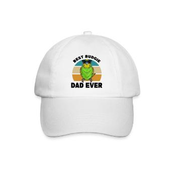 Budgerigar - Baseball Cap - white/white - Front