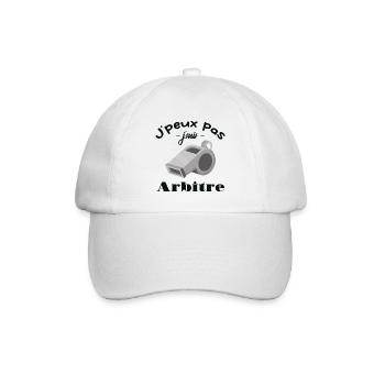 J'peux Pas J'ai Arbitre - Casquette classique - blanc/blanc - Devant