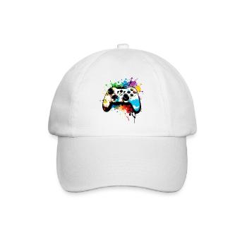 Gaming Controller Graffiti Computer Games Gamer - Baseball Cap - white/white - Front