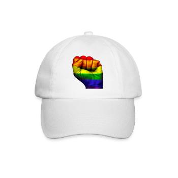 Fist Gay flag - Casquette classique - blanc/blanc - Devant