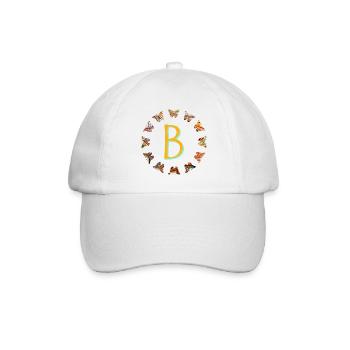 Papillons E 56 B - Casquette classique - blanc/blanc - Devant