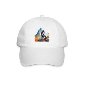 Mountain Bike - Baseball Cap - white/white - Front