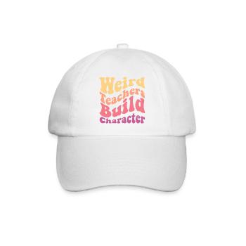 Funny Teachers Quote - Baseball Cap - white/white - Front