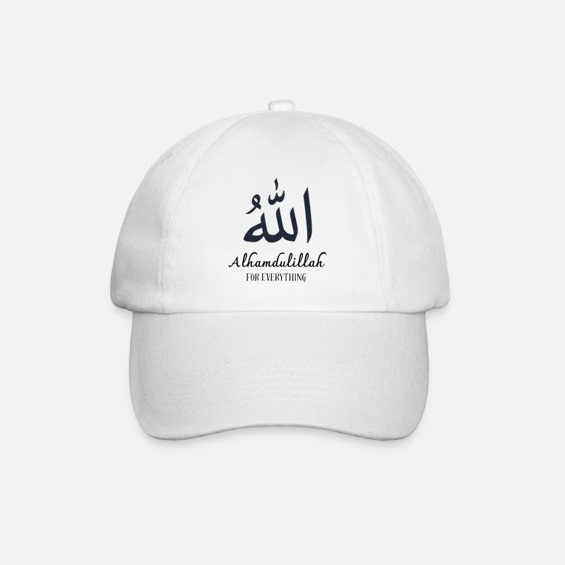 Alhamdulillah - Baseball Cap - white/white