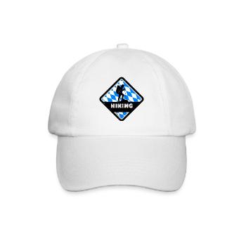 Bavaria Flag Used Look Bavarian Flag Vintage - Baseball Cap - white/white - Front