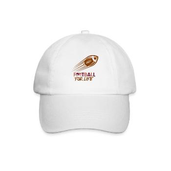 Football for Life - Baseballkappe - Weiß/Weiß - Vorne