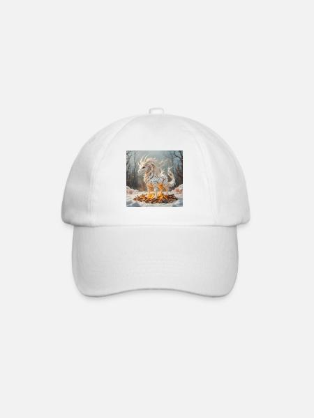 Feuratius - Baseballkappe - Weiß/Weiß