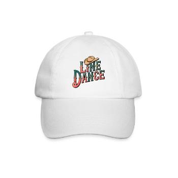 La danse en ligne : mon hobby - ma passion - mon truc - Casquette classique - blanc/blanc - Devant