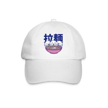 Ramen Cat Club - Baseball Cap - white/white - Front