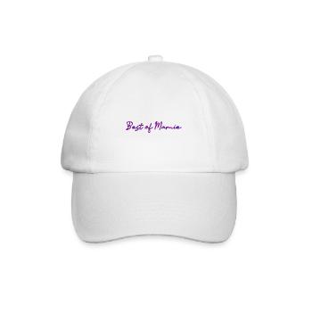 MAMIE. FÊTE DES MÈRES. BONNE FÊTE MAMIE. JE T'AIME - Casquette classique - blanc/blanc - Devant