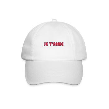 LOVE. COUPLE. JUST MARRIED. EVJF. SAINT VALENTIN. - Casquette classique - blanc/blanc - Devant