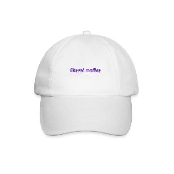 MAÎTRESSE. MAITRE. MERCI. MERCI MAÎTRESSE. MAITRE - Casquette classique - blanc/blanc - Devant