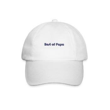 FATHERS DAY. HAPPY BIRTHDAY DAD. DAD. HAPPY HOLIDAY. - Baseball Cap - white/white - Front