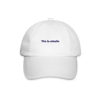PAPY. FÊTE DES PÈRES. BONNE FÊTE PAPY. JE T'AIME. - Casquette classique - blanc/blanc - Devant
