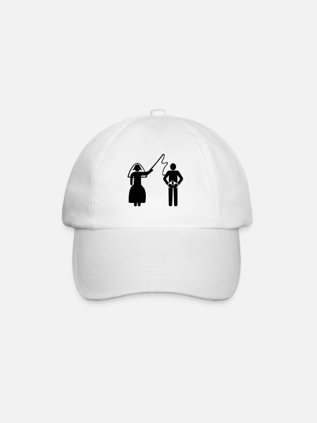 just married - Baseball Cap - white/white