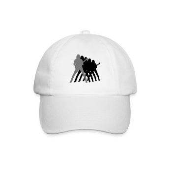 gitarrist - Baseballkappe - Weiß/Weiß - Vorne