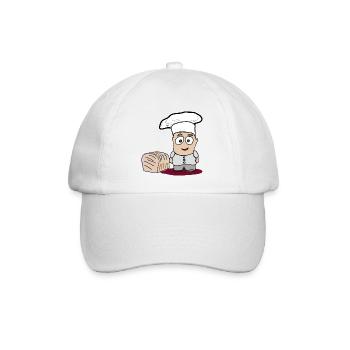 baker - Baseball Cap - white/white - Front