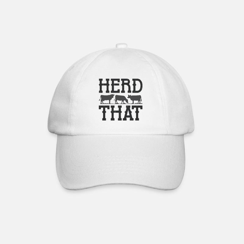 Herde, dass - Baseballkappe - Weiß/Weiß