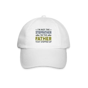 I’m Not The Stepfather - Baseball Cap - white/white - Front